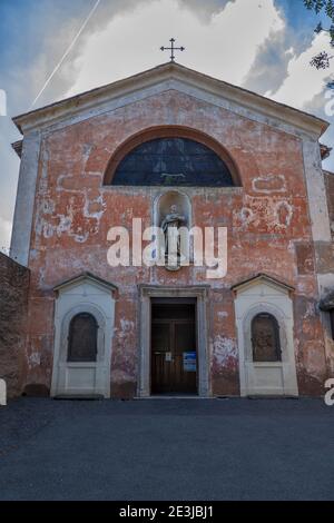 Chiesa di San Bonaventura al Palatino sul Colle Palatino a Roma, Italia, chiesa del monastero francescano dal 1689. Foto Stock