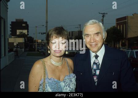 Lorne Greene e la moglie Nancy Deale Greene Credit: Ralph Dominguez/MediaPunch Foto Stock