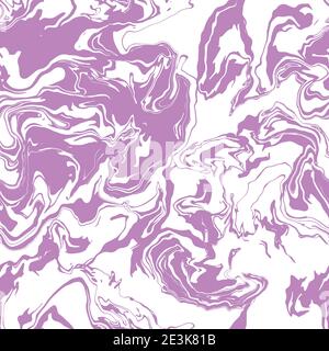 Texture marmo vettoriale in rosa chiaro. Inchiostro marmorizzazione sfondo carta. Elegante e lussuoso sfondo. Vernice liquida con motivi roteati. Suminagashi o Tu giapponesi Illustrazione Vettoriale