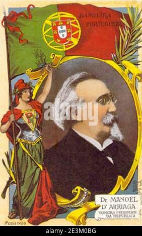 Manuel Jose de Arriaga. Foto Stock