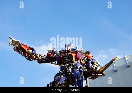 Orlando, Florida. Transformers ride agli Universal Studios di Orlando, Florida. 27 ottobre 2020. @ Veronica Bruno / Alamy Foto Stock