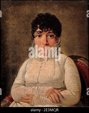 Marguerite Colette le Roux, épouse de Antoine Michel Crucy. Foto Stock