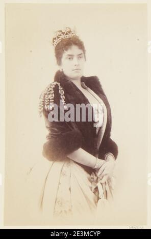 Maria Letizia Bonaparte - Duchessa d'Aosta. Foto Stock