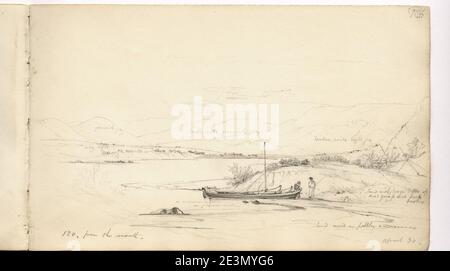 Martens, -Santa Cruz River-, 120 - miglia- dalla bocca (immagine 13, pagina 9r). Foto Stock