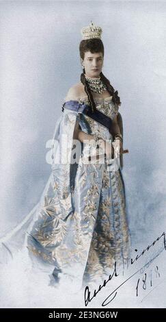 Maria Feodorovna - Dowager Imperatrice di Russia. Foto Stock