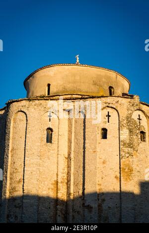 Chiesa di San Donato, 9 ° secolo pre-romanica chiesa, Zara, Dalmazia, Croazia Foto Stock