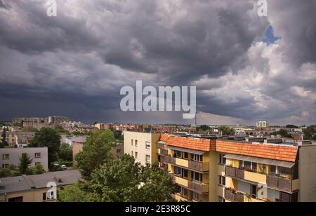 Via Szosa Chelminska a Torun. Polonia Foto Stock