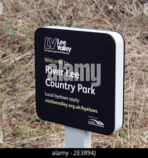River Lea Country Park Foto Stock