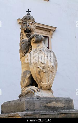 Vienna, Austria - 24 aprile 2019: Palazzo Imperiale di Hofburg, Heldenplatz, Vienna Foto Stock