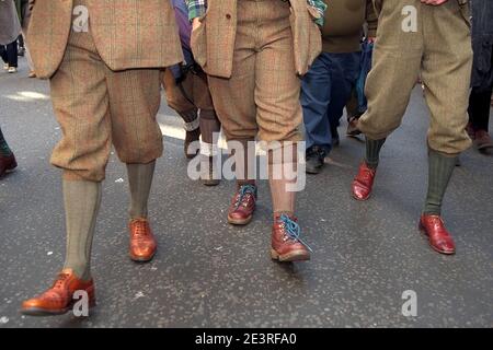 pic di jeff gilbert.PICTURE MOSTRA I MARCHERS CHE SI FANNO STRADA ATTRAVERSO LONDRA. Foto Stock