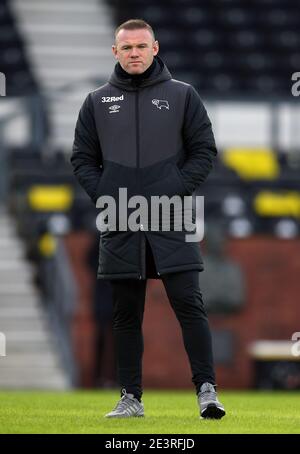 Wayne Rooney, direttore della contea di Derby Foto Stock