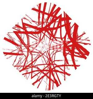 Sfondo forme Chaotic 1 1 00 Illustrazione Vettoriale