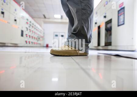 Calosci di elettricista, primo piano foto di alta qualità Foto Stock