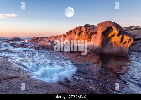 CALA ROQUES PLANES CALONGE PLATJA DE ARO COSTA BRAVA CATALOGNA SPAGNA Foto Stock