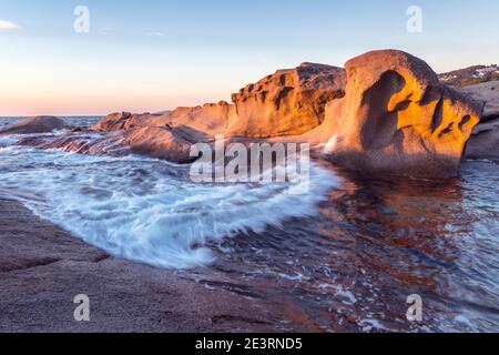 CALA ROQUES PLANES CALONGE PLATJA DE ARO COSTA BRAVA CATALOGNA SPAGNA Foto Stock