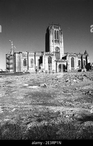 Cattedrale anglicana di Liverpool 1977 Foto Stock