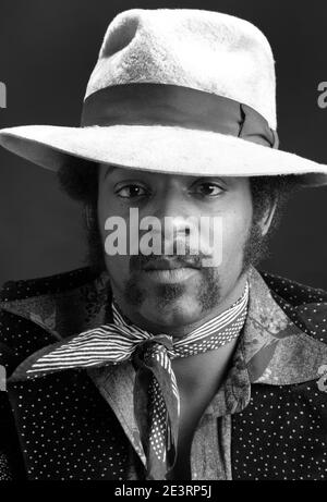 Chris Amoo di The Real Thing, Londra 1977 Foto Stock