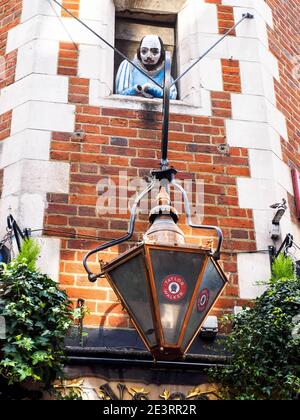 Shakespeare's Head Pub nel 29 Great Marlborough St Soho - Londra, Inghilterra Foto Stock