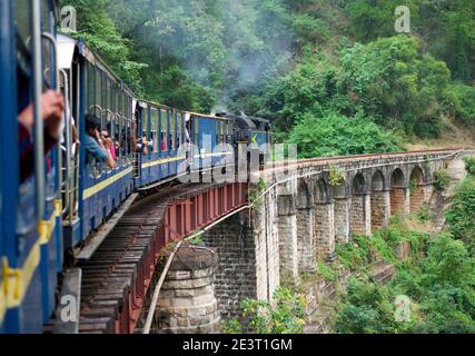 Ferrovia di montagna di Nilgiri, India Foto Stock