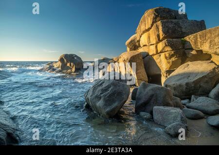 CALA ROQUES PLANES CALONGE PLATJA DE ARO COSTA BRAVA CATALOGNA SPAGNA Foto Stock