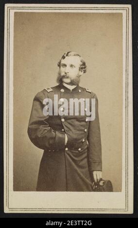 Major Matthias S. Euen of Co. E, 156th New York Infanteria Regiment in uniforme) - Bogardus, fotografo, 363 Broadway, New York Foto Stock