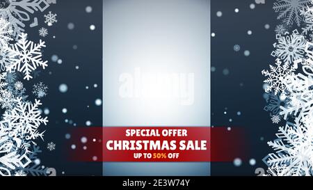 Set di regali di Capodanno su sfondo trasparente. Saldi di Natale Acquista ora. Buon Natale e Felice Anno Nuovo. Colorato. Set Vacanze invernali Illustrazione Vettoriale