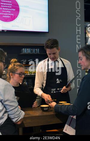 Campionato tedesco di degustazione di Coppa, dal 9 al 11 febbraio 2020 a Brema, Germania. Foto Stock