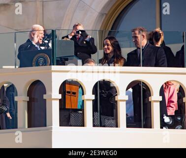 Washington, DC, 19 gennaio 2021, USA: Il presidente Joseph R. Biden prende giuramento all'inaugurazione del 46° presidente dello Stato Unito Foto Stock