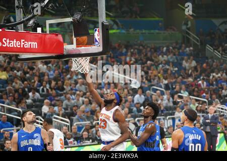 Orlando Magic ospita i New York Knicks all'Amway Center di Orlando Forida mercoledì 30 ottobre 2019. Foto: Marty Jean-Louis Foto Stock