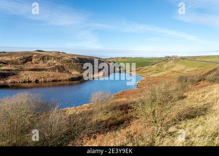 Winscar Reservoir, Dunud Road, Holmfirth, West Yorkshire, Inghilterra, REGNO UNITO