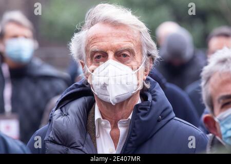 Roma, Italia. 21 Gennaio 2021. Luca Cordero di Montezemolo durante i funerali di Emanuele Macaluso (Foto di Matteo Nardone/Pacific Press) Credit: Pacific Press Media Production Corp./Alamy Live News Foto Stock