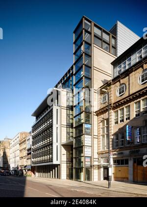 55 Princess Street Aurora cliente: Buro Happold Località: Manchester, Greater Manchester. Architetto: Hodder Associates Engineer: Buro Happold sviluppare Foto Stock