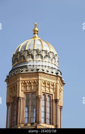 La nuova sinagoga di Berlino, Germania Foto Stock