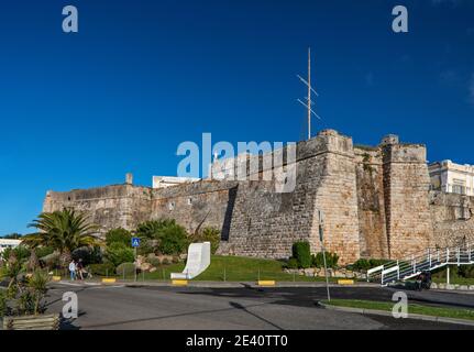 Fortezza Nossa Senhora da Luz, Cidadela de Cascais, Cittadella di Cascais, a Cascais, distretto di Lisbona, regione di Lisboa, Portogallo Foto Stock