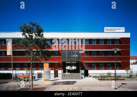 Wohnungsgenossenschaft Johannstadt , Dresden, 2005, architetto: Architektengemeinschaft Zimmermann, germania, Germania, Germania, Germania, Alemania Foto Stock