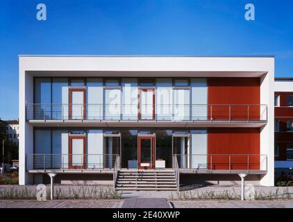 Wohnungsgenossenschaft Johannstadt , Dresden, 2005, architetto: Architektengemeinschaft Zimmermann, germania, Germania, Germania, Germania, Alemania Foto Stock