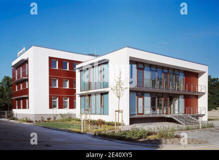 Wohnungsgenossenschaft Johannstadt , Dresden, 2005, architetto: Architektengemeinschaft Zimmermann, germania, Germania, Germania, Germania, Alemania Foto Stock