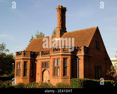 Ufficio per la Daneshill Brickworks, progettato da Sir Edwin Lutyens, e costruito nel 1905, Basingstoke, Hampshire, Foto Stock