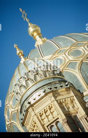 Neue Synagogue (Nuova Sinagoga), Berlino 1866 Foto Stock