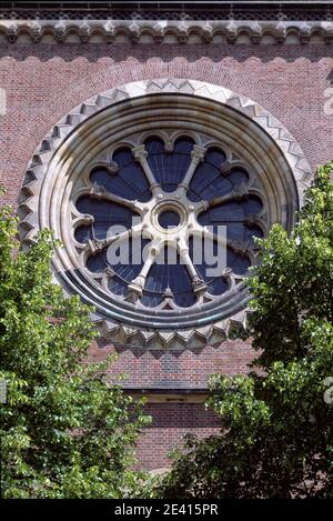 Lukaskirche, Architekt Albert Schmidt, 1893-1896 Foto Stock