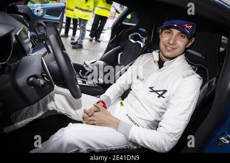 31 OCON Esteban (fra), ALPINE A110S, ritratto durante il WRC World Rally Car Championship 2021, Monte Carlo rally dal 20 al 24 gennaio 2021 a Monaco - Foto Francois Flamand / DPPI / LM Foto Stock