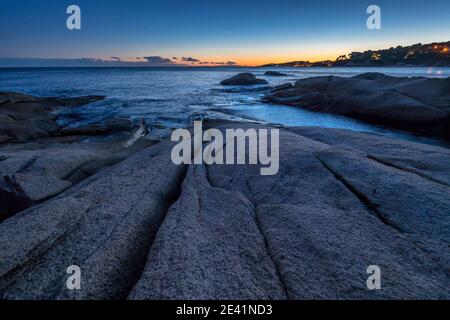 CALA ROQUES PLANES CALONGE PLATJA DE ARO COSTA BRAVA CATALOGNA SPAGNA Foto Stock