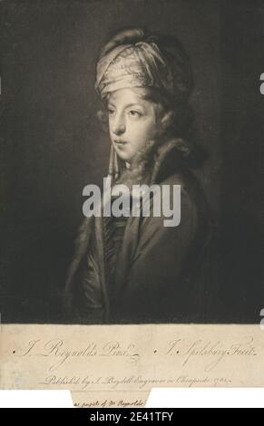 John Spilsbury, 1730â–1795, Joseph marchi. Mezzotinta. Foto Stock