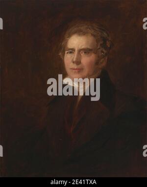 Sir David Wilkie, 1785â–1841, inglese, autoritratto, ca. 1840. Olio su tela. Artista , marrone , cappotto , colletto , uomo , pittore , ritratto , autoritratto , gilet. Wilkie, Sir David (1785â–1841), pittore di genere, soggetto storico e ritratti Foto Stock