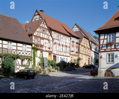 Fachwerkhäuser Foto Stock