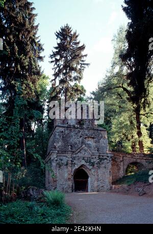 Landschaftspark, Gro?e Grotte, um 1815 Foto Stock