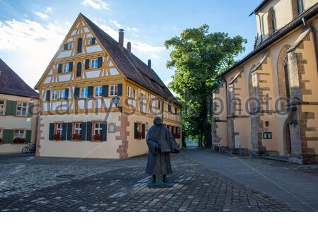 Martin Luther Platz a Weissenburg in Baviera. Foto Stock