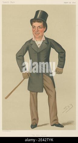 Leslie Matthew 'Sty' Ward, 1851â-1922, British, politici - Vanity Fair - 'The Little Rascal'. Lord Charles William de la poer Beresford. 12, 1876, 1876 agosto. Cromolitografia. Foto Stock