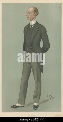 Leslie Matthew 'Sty' Ward, 1851â-1922, British, politici - Vanity Fair - 'mid Armagh'. Il Sig. Dunbar Plunket Barton. 7 aprile 1898, 1898. Cromolitografia. Foto Stock