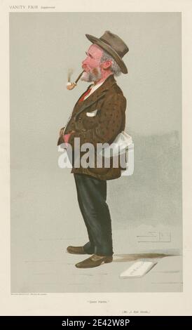 Leslie Matthew 'Sty' Ward, 1851â-1922, British, politici - Vanity Fair - 'Queen Hardie'. Il Sig. J. Keir Hardie. c.1906, c. 1906. Cromolitografia. Foto Stock